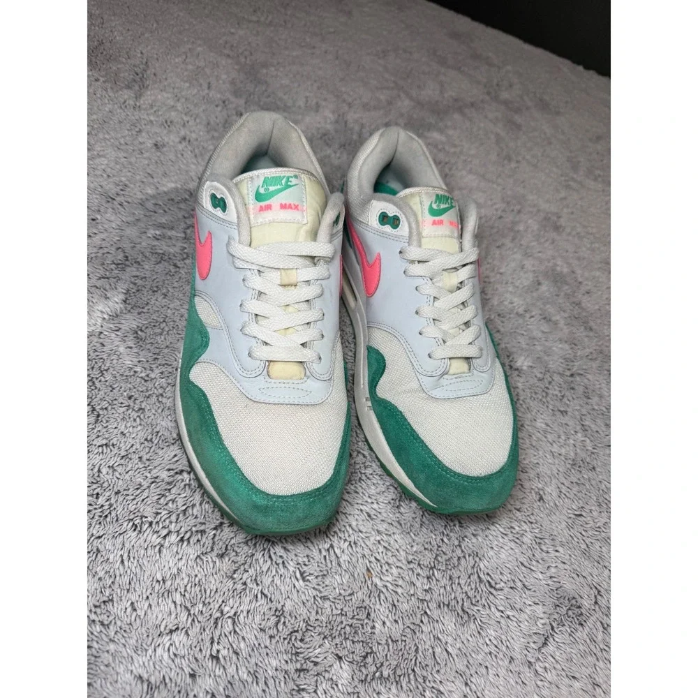 Nike Air Max 1 Watermelon‎ White Green Pink AH8145-106 Mens 10.5 Sneaker